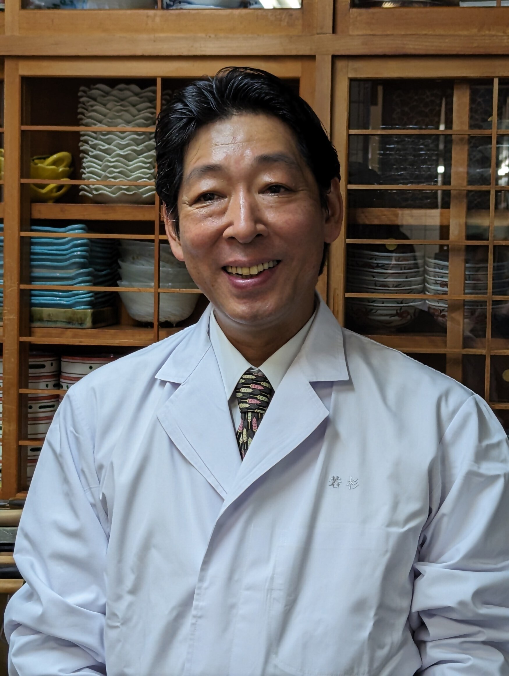 調理中の料理長